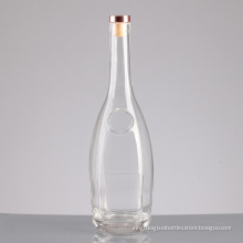 whisky gin glass bottle with decoration